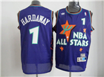 1995 NBA All-Star Game Eastern Conference #1 Anfernee Hardaway Purple Hardwood Classics Jersey