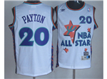 1995 NBA All-Star Game Western Conference #20 Gary Payton White Hardwood Classics Jersey
