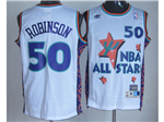 1995 NBA All-Star Game Western Conference #50 David Robinson White Hardwood Classics Jersey