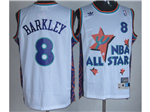 1995 NBA All-Star Game Western Conference #8 Charles Barkley White Hardwood Classics Jersey