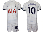 Tottenham Hotspur F.C. 2023/24 Away Navy Soccer Jersey with #10 Maddison Printing