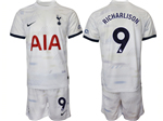 Tottenham Hotspur F.C. 2023/24 Away Navy Soccer Jersey with #9 Richarlison Printing