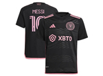 Inter Miami CF 2023 Away Black Soccer Jersey with #10 Messi Printing