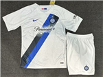 Inter Milan 2023/24 Away White Blue Soccer Jersey