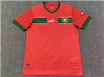 Morocco 2022/23 Home Red Soccer Team Jersey
