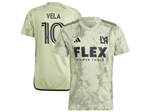 Los Angeles FC 2023/24 Away Green Smokescreen Soccer Jersey with #10 Vela Printing