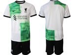 Liverpool F.C. 2023/24 Away White/Green Soccer Jersey